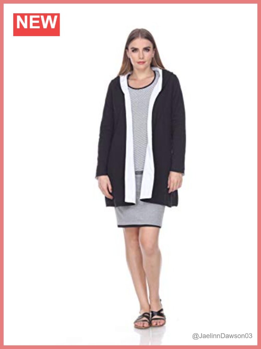 Reversible Cotton Hooded Cardigan Full Zip Long Sleeve Pockets